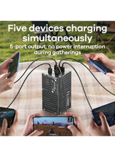 Load image into Gallery viewer, Power Bank 50000mAh , Ultra High Capacity Power Bank  22.5W QC Fast Charging, 5 Outputs, Dual Input (Type-C &amp; Micro USB), Smart LED Display, and Multi Protection System , Container Inspired Design- RPP-161
