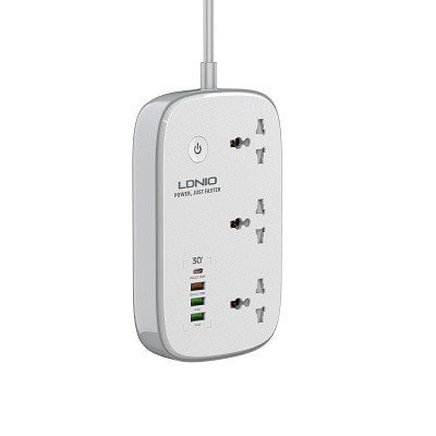 3 AC Outlets Wi-Fi Smart Power Strip SCW3451