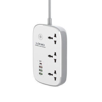 3 AC Outlets Wi-Fi Smart Power Strip SCW3451
