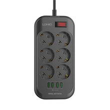 Load image into Gallery viewer, LDNIO 5 AC Outlets EU Power Strip SE6403

