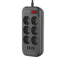 Load image into Gallery viewer, LDNIO 5 AC Outlets EU Power Strip SE6403
