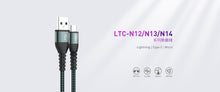 Load image into Gallery viewer, Lanex 3A USB A- TYPE C  cable -200cm Length
