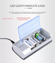 Load image into Gallery viewer, Beston BST-821BW Original Standard Charger AA / AAA / C / D / 9V 1.2V Rechargeable Battery
