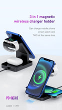 Load image into Gallery viewer, Lanex 3in1 wireless charger 15 watt
