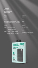 Load image into Gallery viewer, Lanex Power Bank 10000 mAh ,20W+22.5W
