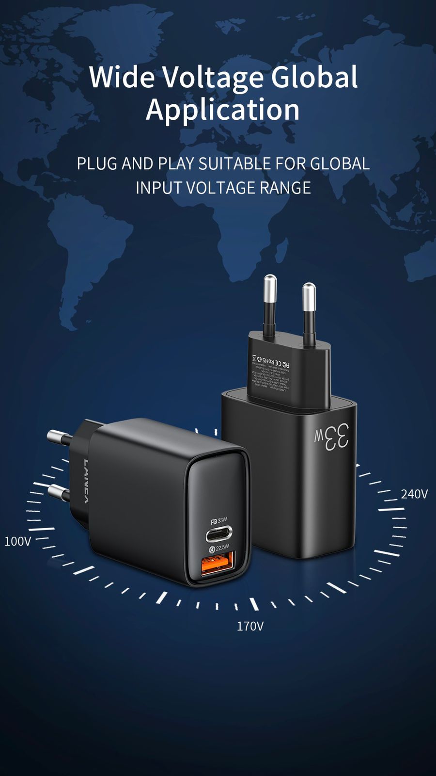 Lanex Home Charger  33 watt