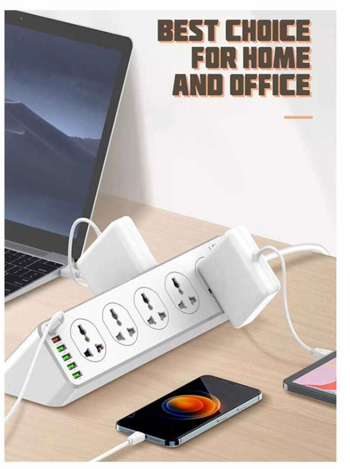LDNIO 10 power socket , 6 charger port